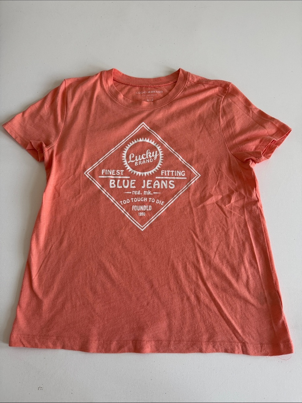 Lucky Brand Coral Short-Sleeve Graphic Tee
